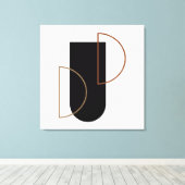 Abstracte kunst aan de muur canvas afdruk (Insitu (Houten vloer))