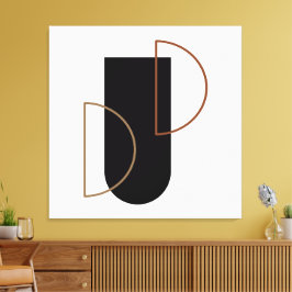 Abstracte kunst aan de muur canvas afdruk