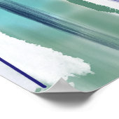 Abstracte kunst aan de muur poster (Hoek)