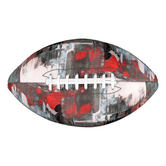 Abstracte kunst american football (Voorkant)