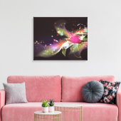 Abstracte kunst astrale dromen canvas afdruk (Insitu (Woonkamer))