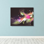 Abstracte kunst astrale dromen canvas afdruk (Insitu (Houten vloer))