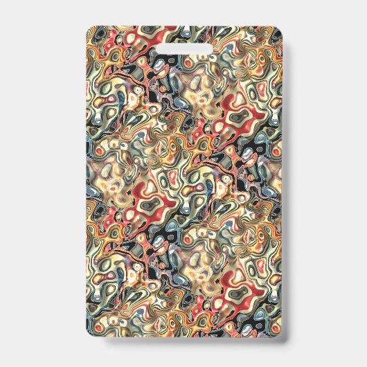 Abstracte Kunst Badge (Voorzijde)