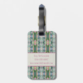 Abstracte Kunst Bagagelabel (Achterkant verticaal)