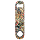 Abstracte Kunst Bar Sleutel Speed Flessenopener (Voorkant)