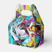 Abstracte kunst bedankdoosjes (Achterkant)