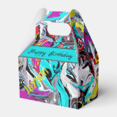 Abstracte kunst bedankdoosjes (Voorkant Zijde)