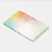 Abstracte kunst Blank elegante moderne Sjabloon Post-it® Notes (Schuin)