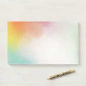 Abstracte kunst Blank elegante moderne Sjabloon Post-it® Notes (Op bureau)