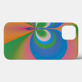 Abstracte Kunst Blauwe Vlinder Case-Mate iPhone Case (Achterkant (horizontaal))