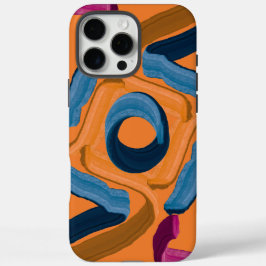 Abstracte kunst, Blue's Nest iPhone 16 Pro Max Hoesje