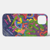 abstracte kunst boven de Storm Case-Mate iPhone Case (Achterkant (horizontaal))