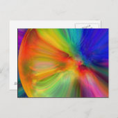 Abstracte kunst briefkaart (Voorkant / Achterkant)