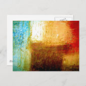 Abstracte kunst briefkaart (Voorkant / Achterkant)