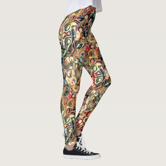 Abstracte Kunst Broeken Leggings (Rechts)
