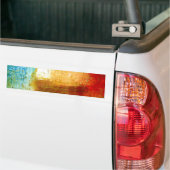 Abstracte kunst bumpersticker (Op Truck)