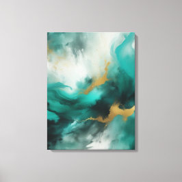 Abstracte kunst canvas afdruk