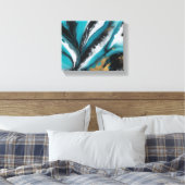 Abstracte kunst canvas afdruk (Insitu (Slaapkamer))