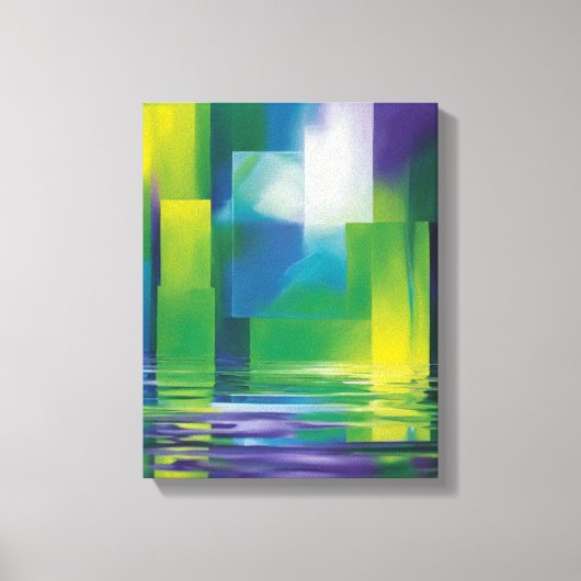 Abstracte kunst canvas afdruk (Voorkant)