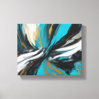 Abstracte kunst canvas afdruk
