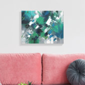 Abstracte kunst canvas afdruk (Insitu (Woonkamer))