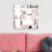 Abstracte kunst canvas afdruk (Insitu (Woonkamer))