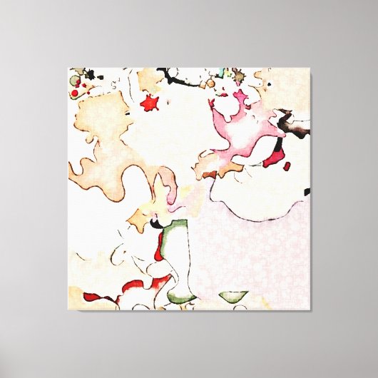 Abstracte kunst canvas afdruk (Voorkant)