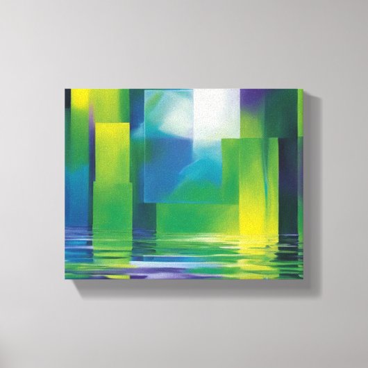 Abstracte kunst canvas afdruk (Voorkant)