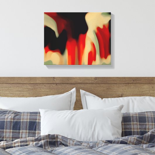 Abstracte kunst canvas afdruk (Insitu (Slaapkamer))