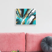 Abstracte kunst canvas afdruk (Insitu (Woonkamer))