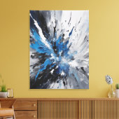 Abstracte kunst canvas afdruk (Insitu (Woonkamer))