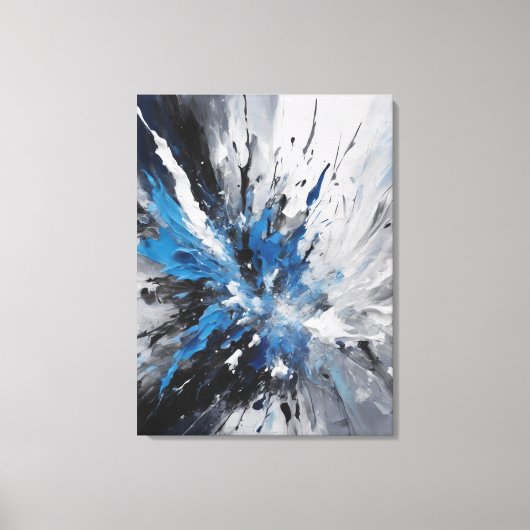 Abstracte kunst canvas afdruk (Voorkant)