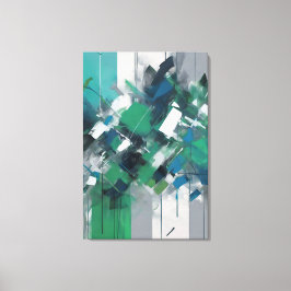 abstracte kunst canvas afdruk