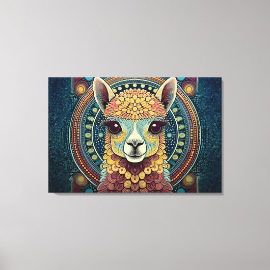 Abstracte kunst canvas print (Voorkant)