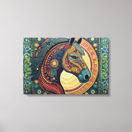 Abstracte kunst canvas print