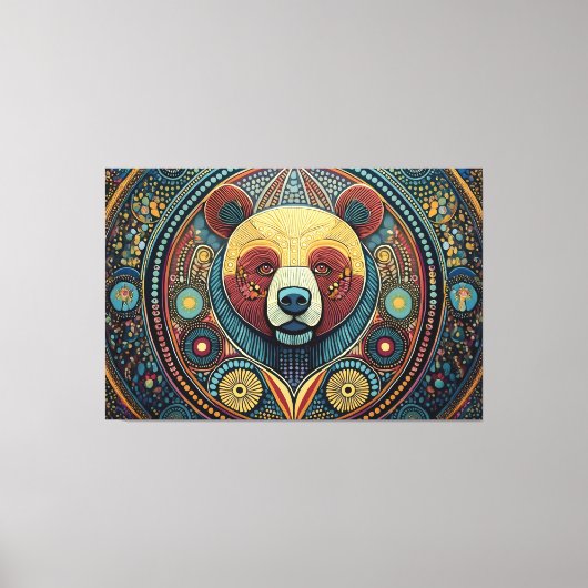 Abstracte kunst canvas print (Voorkant)