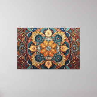 Abstracte kunst canvas print