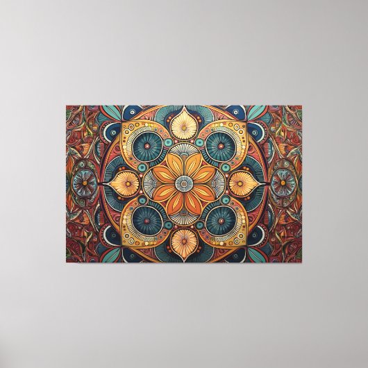 Abstracte kunst canvas print (Voorkant)