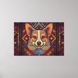 Abstracte kunst canvas print