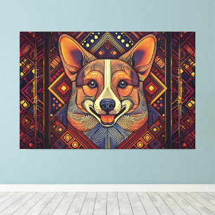 Abstracte kunst canvas print