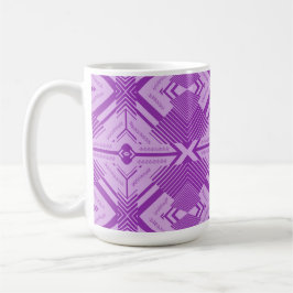 Abstracte Kunst Chevron Geometrisch Naadloos Patro Koffiemok