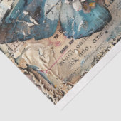 Abstracte Kunst Collage Decoupage Tissuepapier (Detail)
