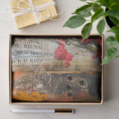Abstracte Kunst Collage Decoupage Tissuepapier (Geschenk)