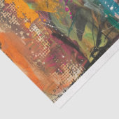 Abstracte Kunst Collage Decoupage Tissuepapier (Detail)