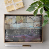 Abstracte Kunst Collage Decoupage Tissuepapier (Geschenk)