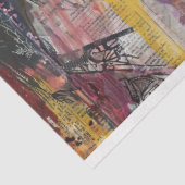 Abstracte Kunst Collage Decoupage Tissuepapier (Detail)