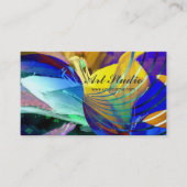 Abstracte kunst Custom Visitekaartje (Voorkant)