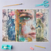 Abstracte Kunst Decoupage Tissuepapier (Craft)