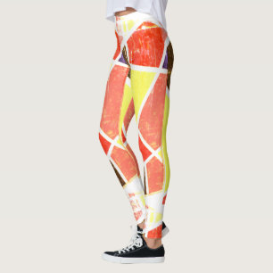 Abstracte kunst die één van een soort Leggings sch
