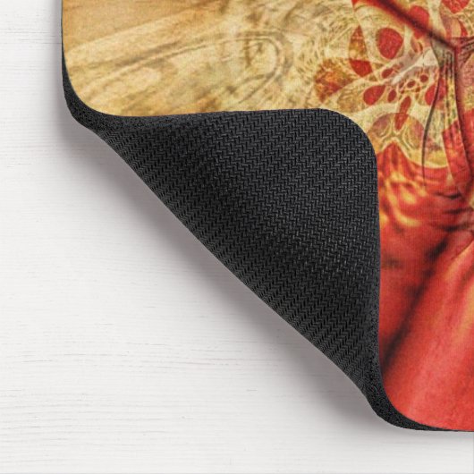 Abstracte kunst: Digitale offcuts Mousepad Muismat (Hoek)